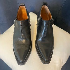 FRYE Sacha Moro Black Leather